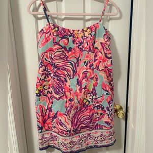 Lilly Pulitzer Pink and Blue Floral Dress